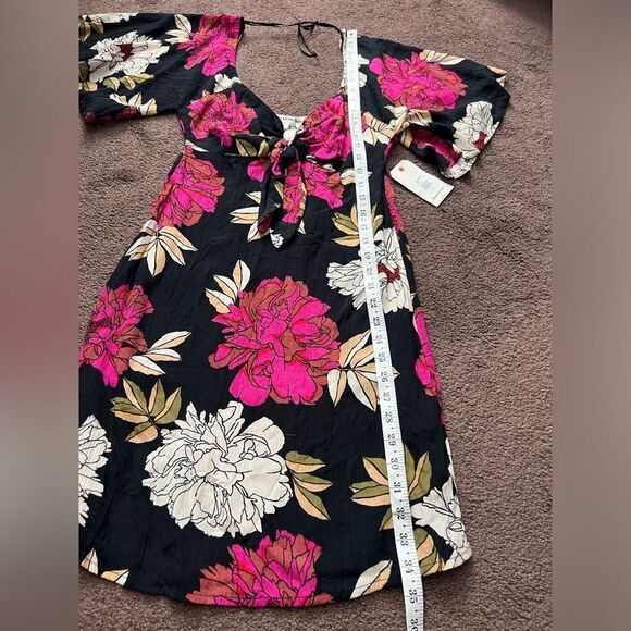 NWT Billabong Delicious Floral Print Day Dress - Picture 15 of 15